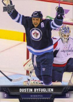 #302 Dustin Byfuglien - Winnipeg Jets - 2013-14 Upper Deck Hockey