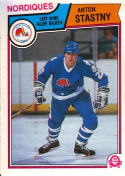 #302 Anton Stastny - Quebec Nordiques - 1983-84 O-Pee-Chee Hockey