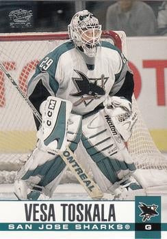 #302 Vesa Toskala - San Jose Sharks - 2003-04 Pacific Hockey