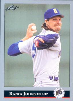 #302 Randy Johnson - Seattle Mariners - 1992 Leaf Baseball