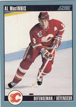 #302 Al MacInnis - Calgary Flames - 1992-93 Score Canadian Hockey