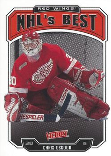 #302 Chris Osgood - Detroit Red Wings - 2000-01 Upper Deck Victory Hockey