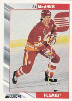 #302 Al MacInnis - Calgary Flames - 1992-93 Score USA Hockey