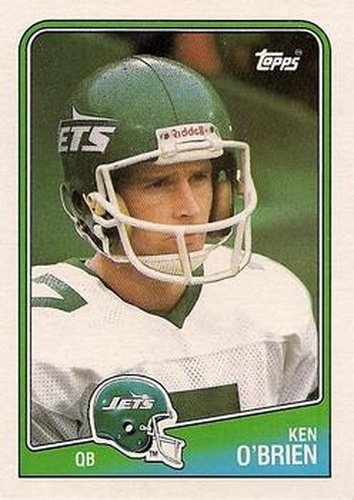 #302 Ken O'Brien - New York Jets - 1988 Topps Football