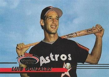 #302 Luis Gonzalez - Houston Astros - 1993 Stadium Club Baseball