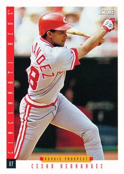 #302 Cesar Hernandez - Cincinnati Reds - 1993 Score Baseball