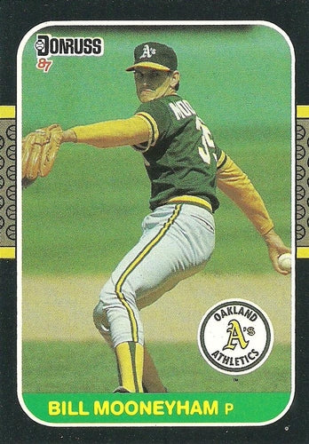 #302 Bill Mooneyham - Oakland Athletics - 1987 Donruss Baseball