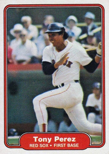 #302 Tony Perez - Boston Red Sox - 1982 Fleer Baseball