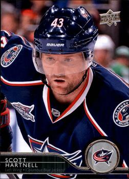 #302 Scott Hartnell - Columbus Blue Jackets - 2014-15 Upper Deck Hockey