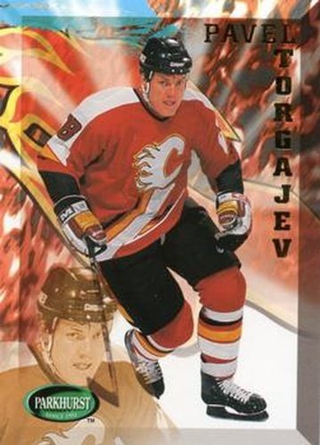#302 Pavel Torgajev - Calgary Flames - 1995-96 Parkhurst International Hockey