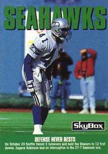 #302 Eugene Robinson - Seattle Seahawks - 1992 SkyBox Impact Football