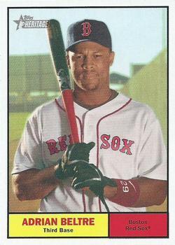 #302 Adrian Beltre - Boston Red Sox - 2010 Topps Heritage Baseball