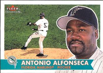 #302 Antonio Alfonseca - Florida Marlins - 2001 Fleer Tradition Baseball