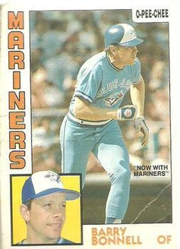 #302 Barry Bonnell - Seattle Mariners - 1984 O-Pee-Chee Baseball