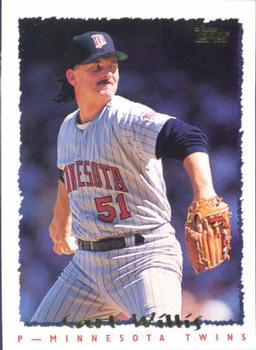 #302 Carl Willis - Minnesota Twins - 1995 Topps Baseball