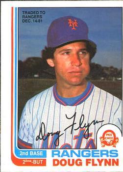 #302 Doug Flynn - Texas Rangers - 1982 O-Pee-Chee Baseball