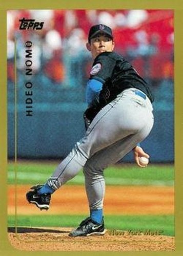 #302 Hideo Nomo - New York Mets - 1999 Topps Baseball