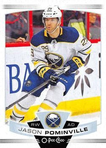#302 Jason Pominville - Buffalo Sabres - 2019-20 O-Pee-Chee Hockey
