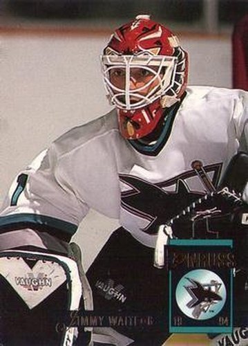#302 Jimmy Waite - San Jose Sharks - 1993-94 Donruss Hockey