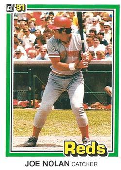#302 Joe Nolan - Cincinnati Reds - 1981 Donruss Baseball
