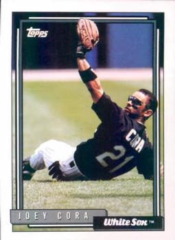 #302 Joey Cora - Chicago White Sox - 1992 Topps Baseball