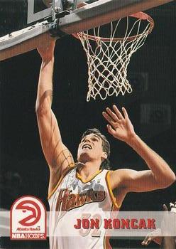 #302 Jon Koncak - Atlanta Hawks - 1993-94 Hoops Basketball