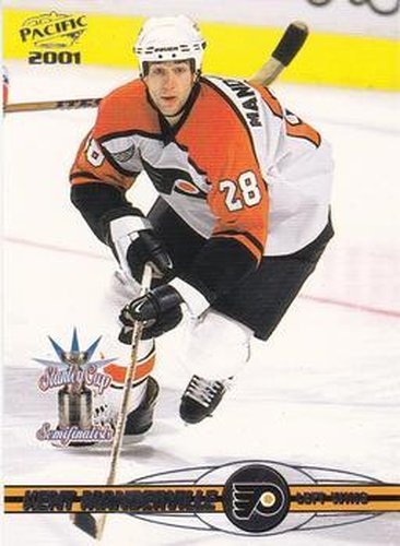 #302 Kent Manderville - Philadelphia Flyers - 2000-01 Pacific Hockey