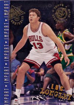 #302 Luc Longley - Chicago Bulls - 1994-95 Stadium Club Basketball