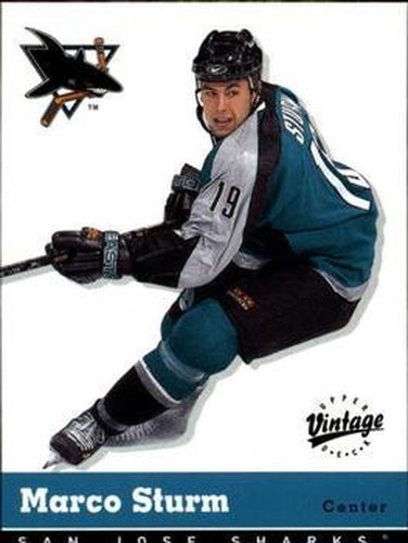 #302 Marco Sturm - San Jose Sharks - 2000-01 Upper Deck Vintage Hockey