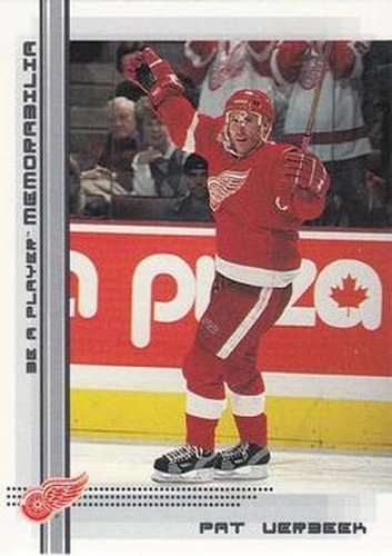 #302 Pat Verbeek - Detroit Red Wings - 2000-01 Be a Player Memorabilia Hockey