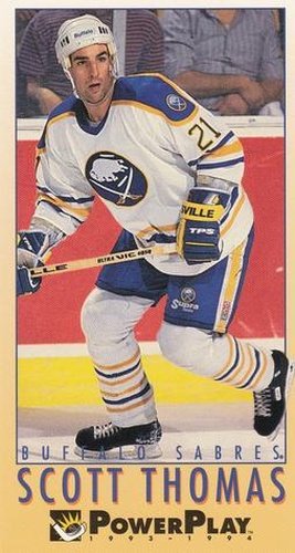 #302 Scott Thomas - Buffalo Sabres - 1993-94 Fleer PowerPlay Hockey