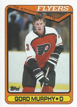 #302 Gord Murphy - Philadelphia Flyers - 1990-91 Topps Hockey