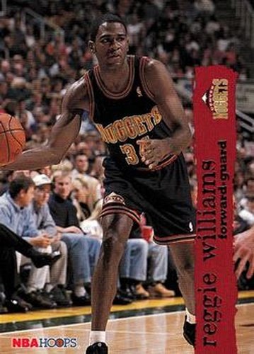 #302 Reggie Williams - Denver Nuggets - 1995-96 Hoops Basketball