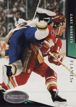 #302 Gary Roberts - Calgary Flames - 1993-94 Parkhurst Hockey