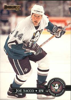 #302 Joe Sacco - Anaheim Mighty Ducks - 1995-96 Donruss Hockey