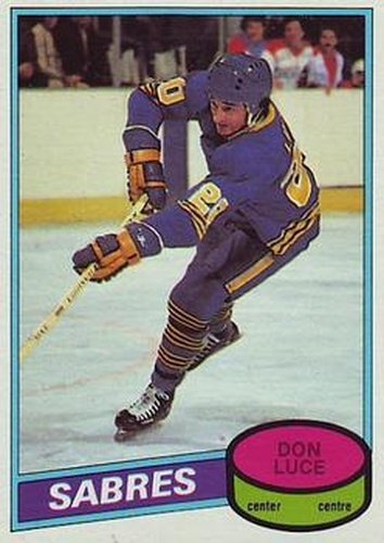#302 Don Luce - Buffalo Sabres - 1980-81 O-Pee-Chee Hockey