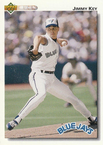 #302 Jimmy Key - Toronto Blue Jays - 1992 Upper Deck Baseball