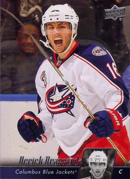 #302 Derick Brassard - Columbus Blue Jackets - 2010-11 Upper Deck Hockey