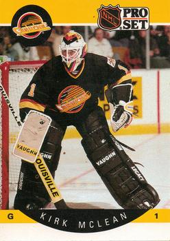#302 Kirk McLean - Vancouver Canucks - 1990-91 Pro Set Hockey