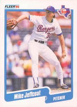 #302 Mike Jeffcoat - Texas Rangers - 1990 Fleer USA Baseball