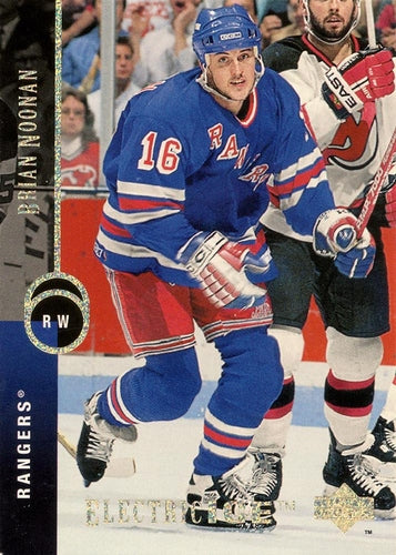 #302 Brian Noonan - New York Rangers - 1994-95 Upper Deck Hockey - Electric Ice