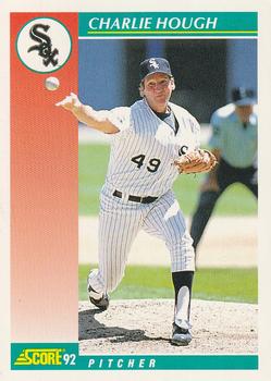 #302 Charlie Hough - Chicago White Sox - 1992 Score Baseball