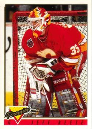 #302 Jeff Reese - Calgary Flames - 1993-94 O-Pee-Chee Premier Hockey