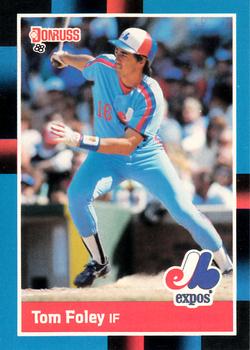 #303 Tom Foley - Montreal Expos - 1988 Donruss Baseball
