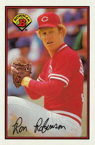 #303 Ron Robinson - Cincinnati Reds - 1989 Bowman Baseball