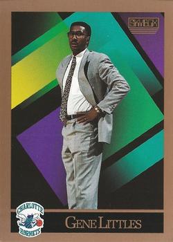#303 Gene Littles - Charlotte Hornets - 1990-91 SkyBox Basketball