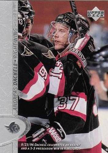 #303 Andreas Dackell - Ottawa Senators - 1996-97 Upper Deck Hockey