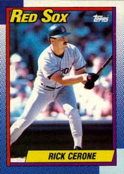 #303 Rick Cerone - Boston Red Sox - 1990 Topps Baseball