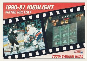 #303 Wayne Gretzky - Los Angeles Kings - 1991-92 Score Canadian Bilingual Hockey