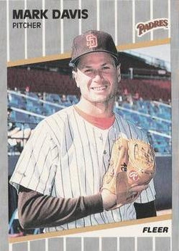 #303 Mark Davis - San Diego Padres - 1989 Fleer Baseball